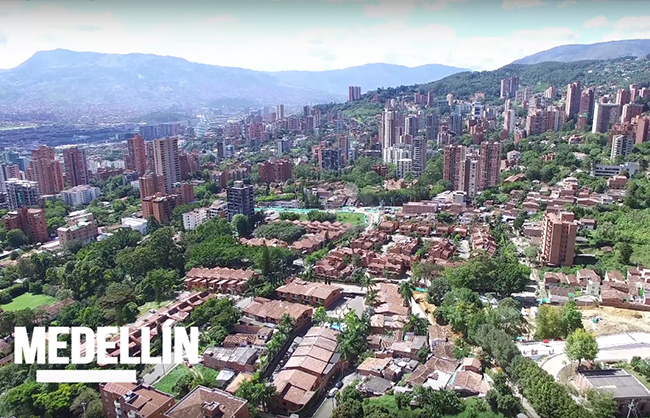 Colombia aerial video